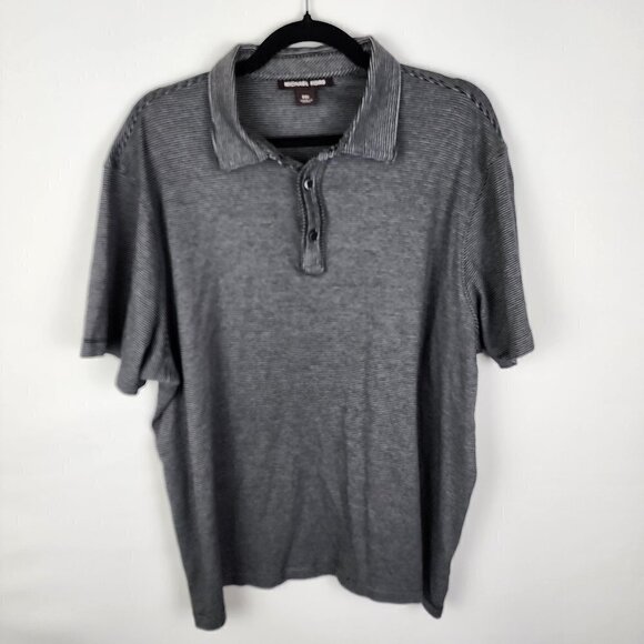 Michael Kors Stripped Polo L - Picture 1 of 4